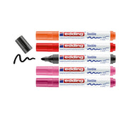 edding 4500 textile pen set - 5 stuks - warm