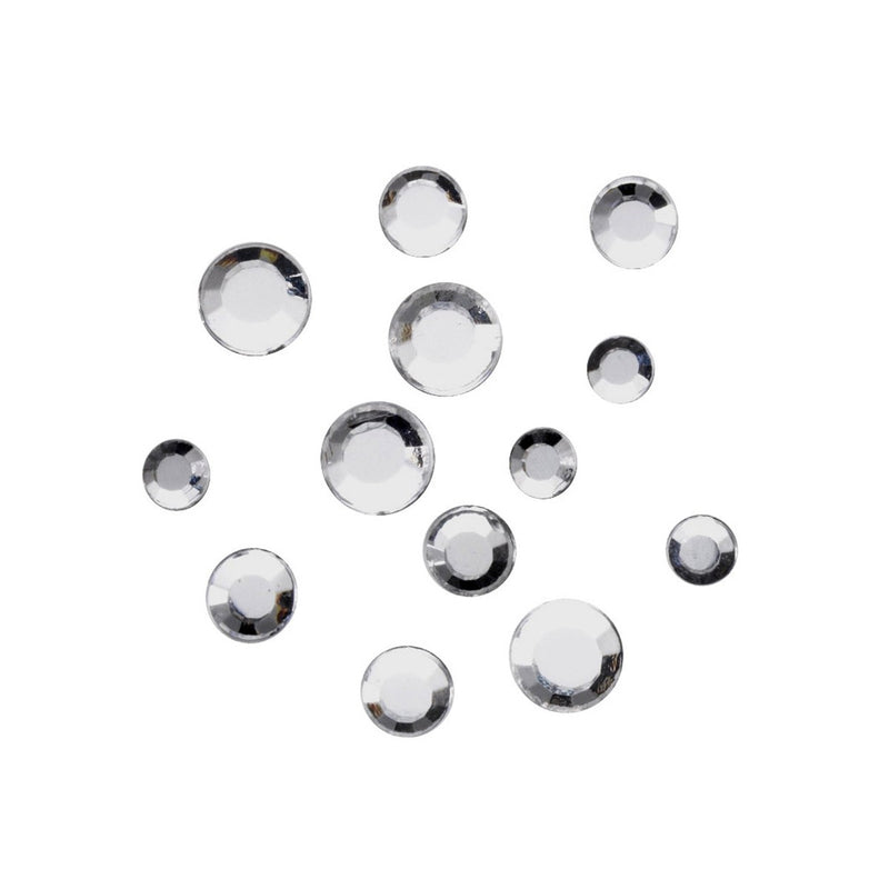 opstrijkdiamantjes 3-5 mm 240 st - helder
