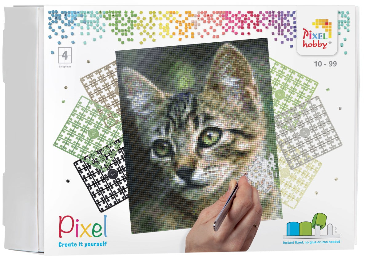 Pixelhobby set - 4 platen - kitten