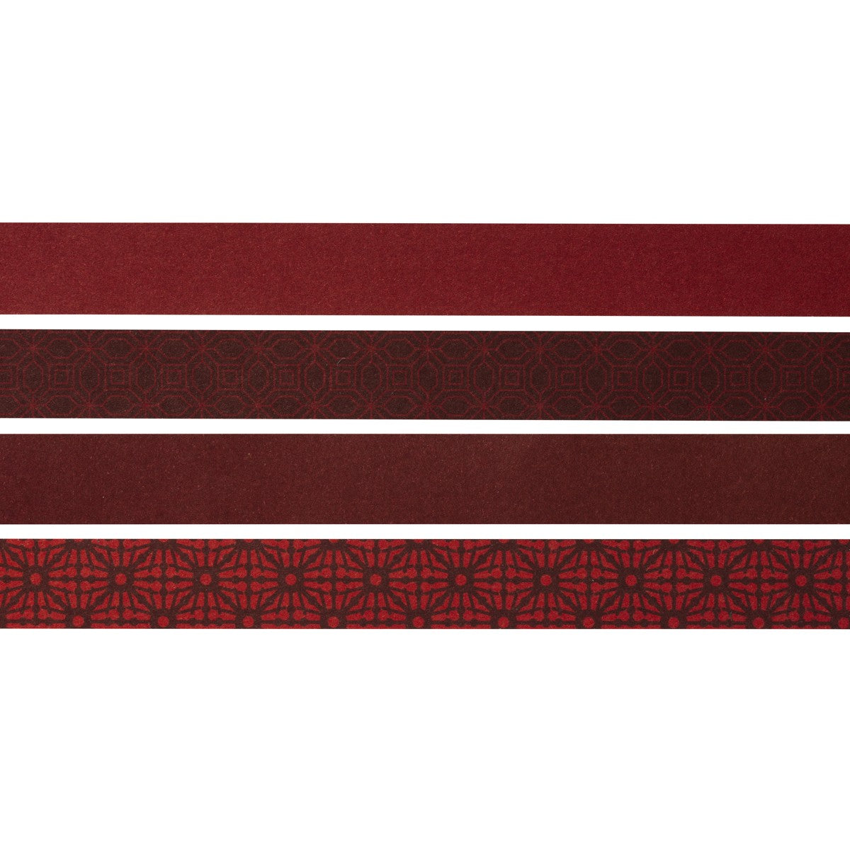 Papieren stroken - rood