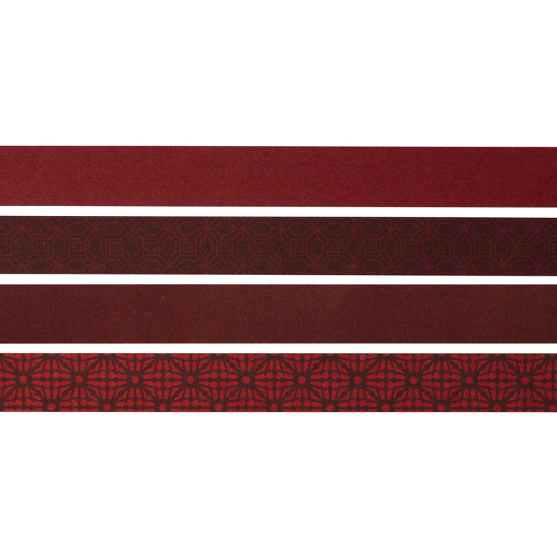 Papieren stroken - rood
