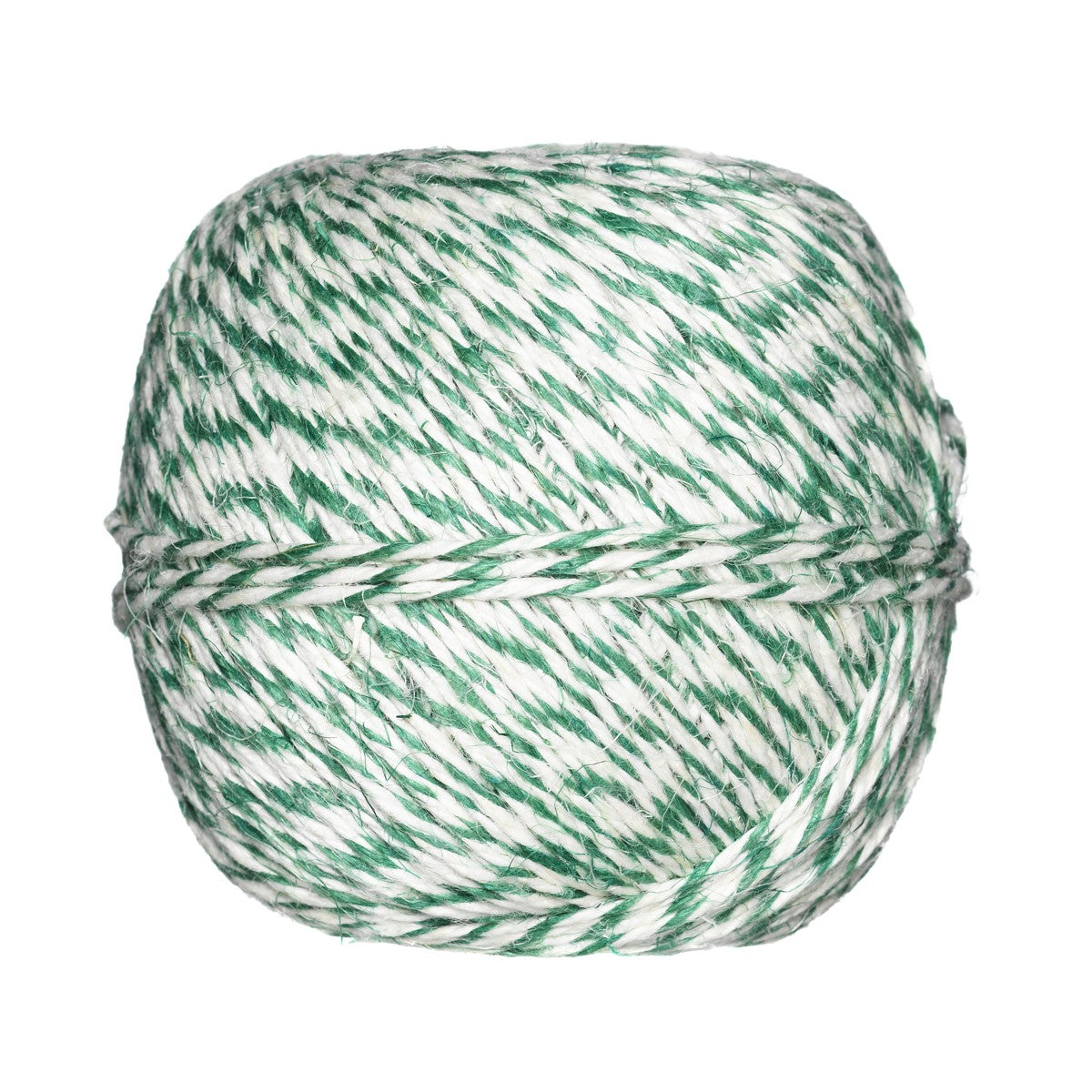 Linnen koord - 175 meter - 1,8 mm - groen/wit