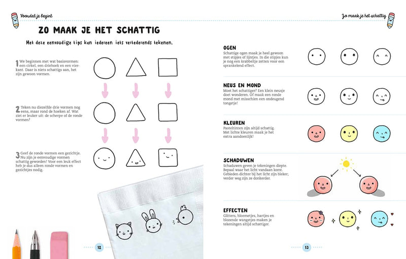 Boek - Kawaii - Leuke dingen tekenen
