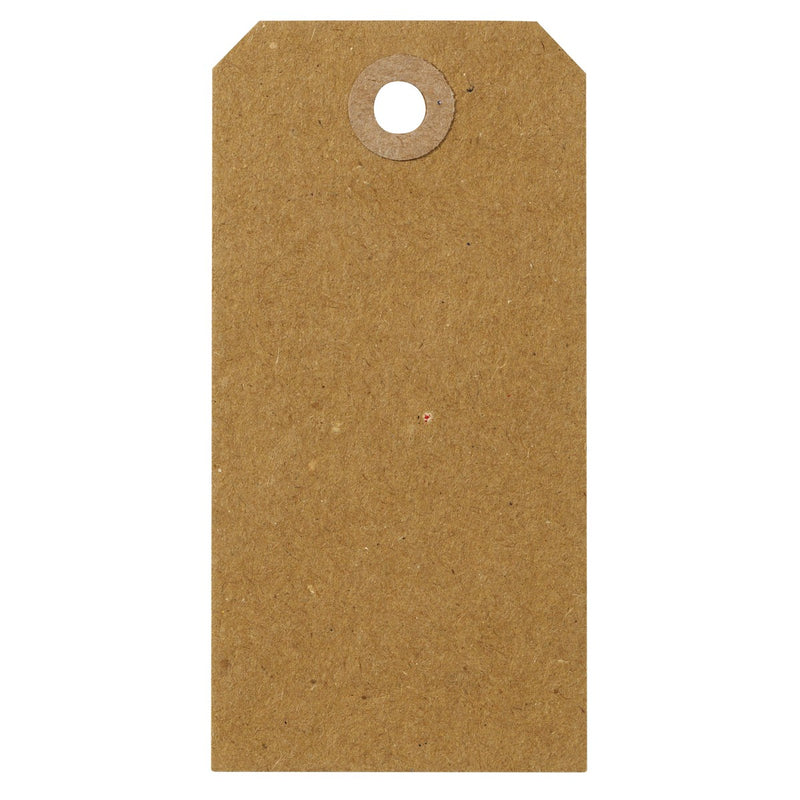 Manilla tags kraft - 20 stuks - 5x10 cm