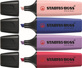 STABILO BOSS ORIGINAL NatureColors - 4 stuks - Wildflower