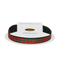 Decoratief lint - 6 mm - groen & rood geruit