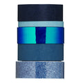 papertape 5 stuks - licht blauw