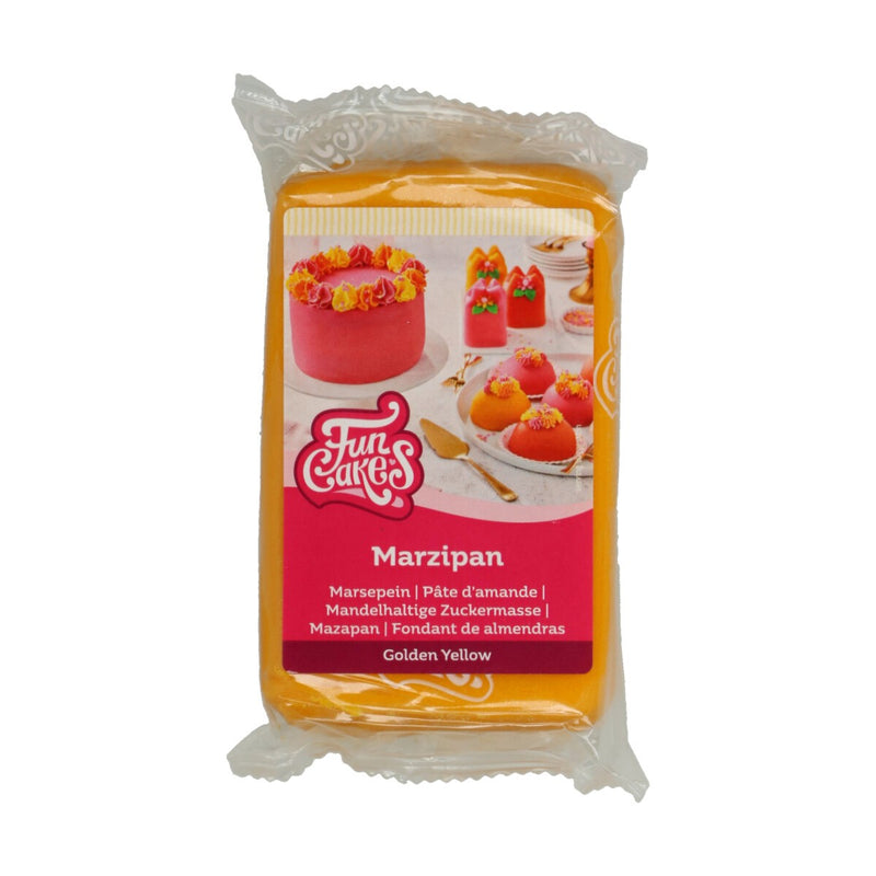 FunCakes marsepein - 250 gram - golden yellow