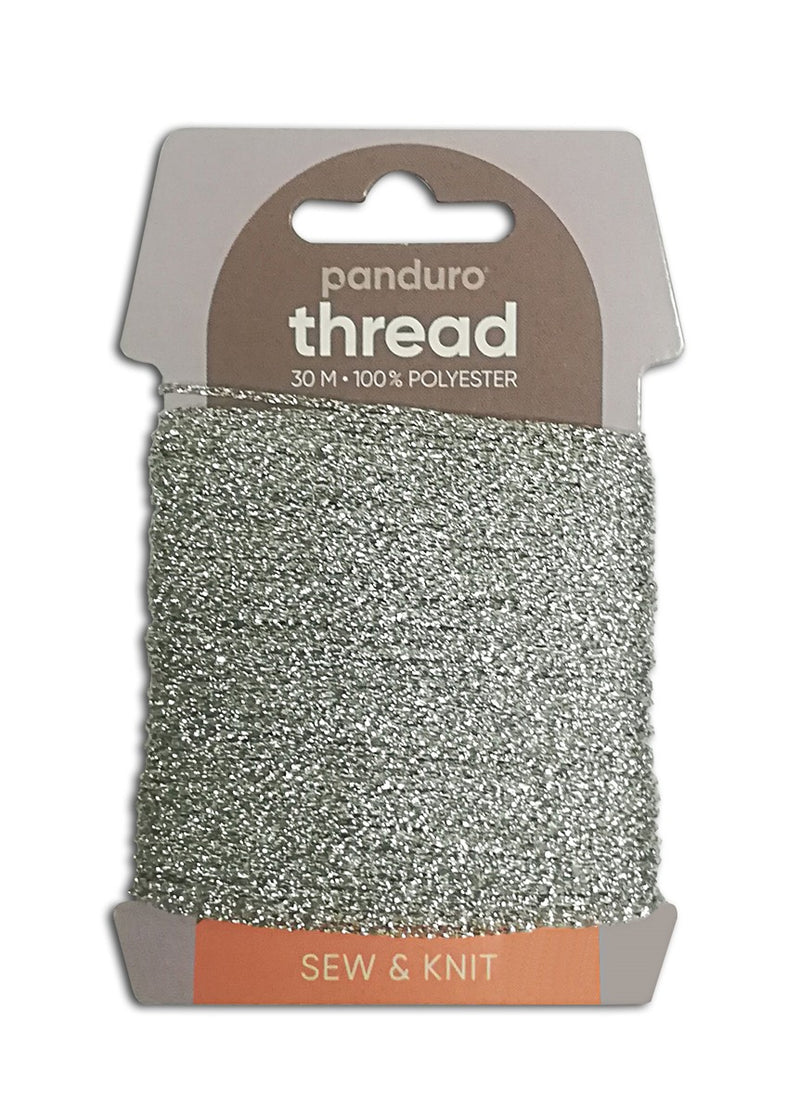 Decoratief draad - 1 mm - 30 meter - zilverkleurig