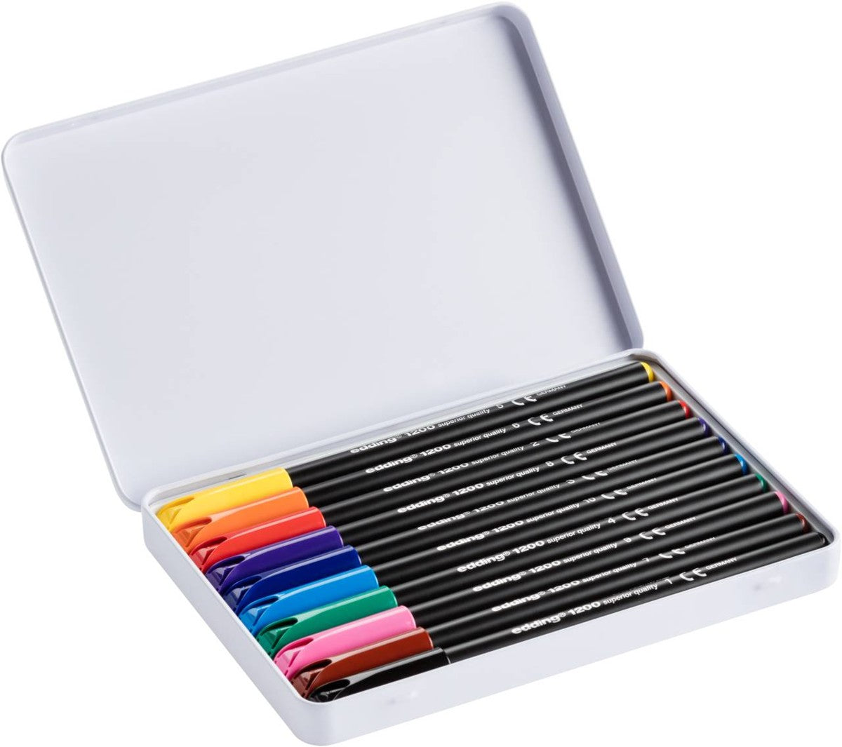 edding 1200 colour pen set - 10 stuks