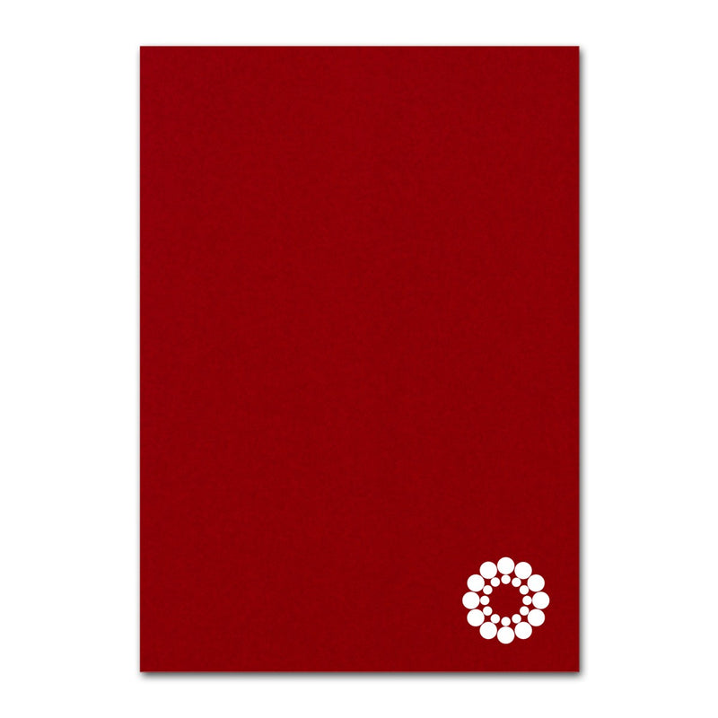 A4 papier / 80 gram - 50 vellen rood