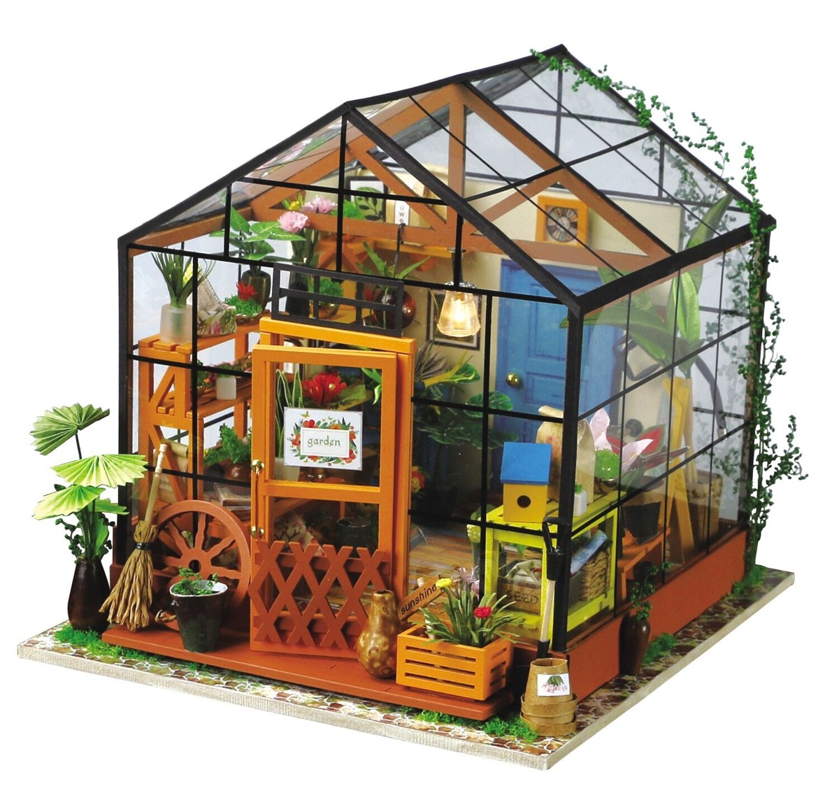 Robotime miniatuur DIY kit - Cathy's Green House