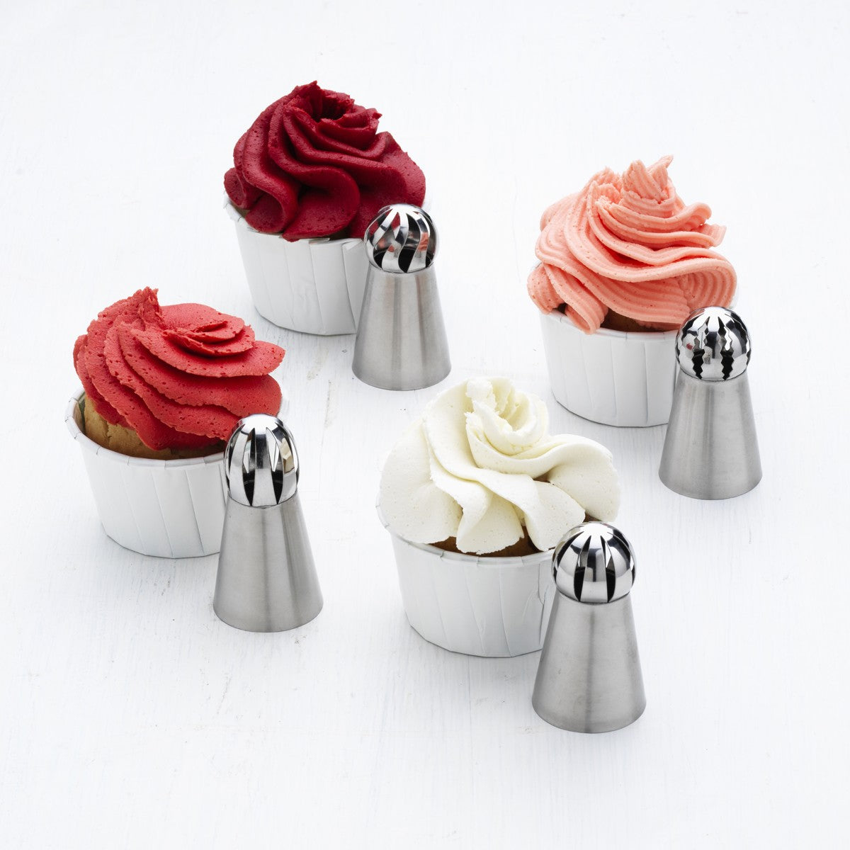 Spuitmondjes set - 4 stuks - twist