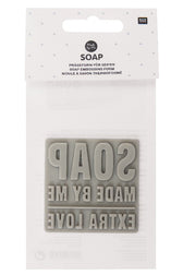 zeep stempel 49x49 mm - vierkant