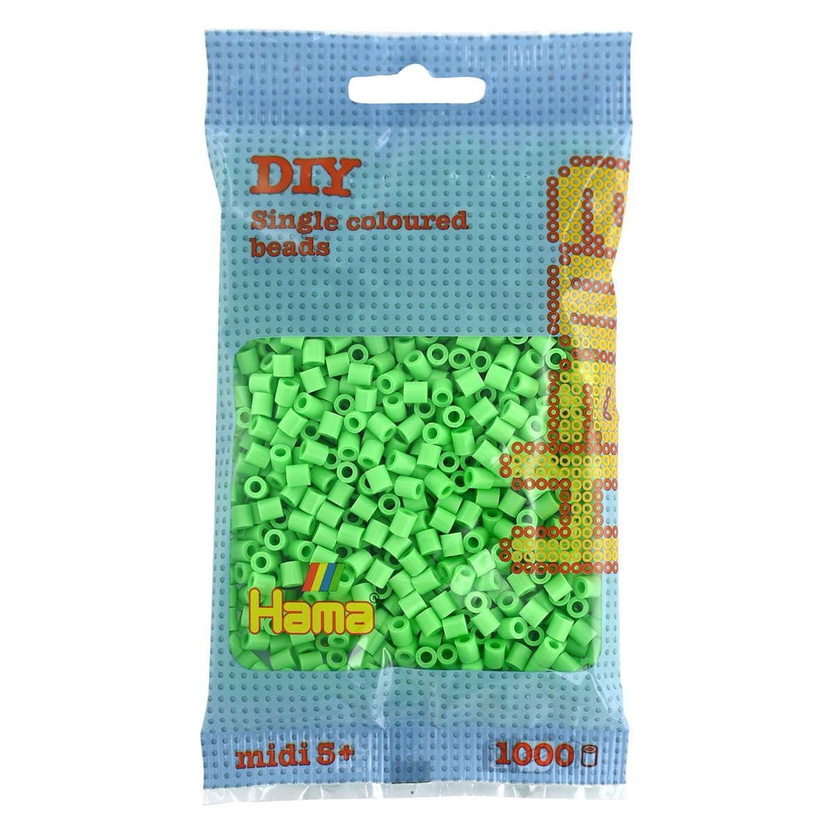 Hama Midi - strijkkralen - 1000 stuks - pastel green 47