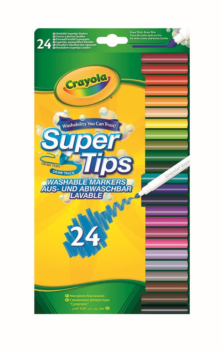 Crayola Supertips - 24 stuks