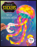 Boek - Kleuren met stickers - Neon oceaandieren
