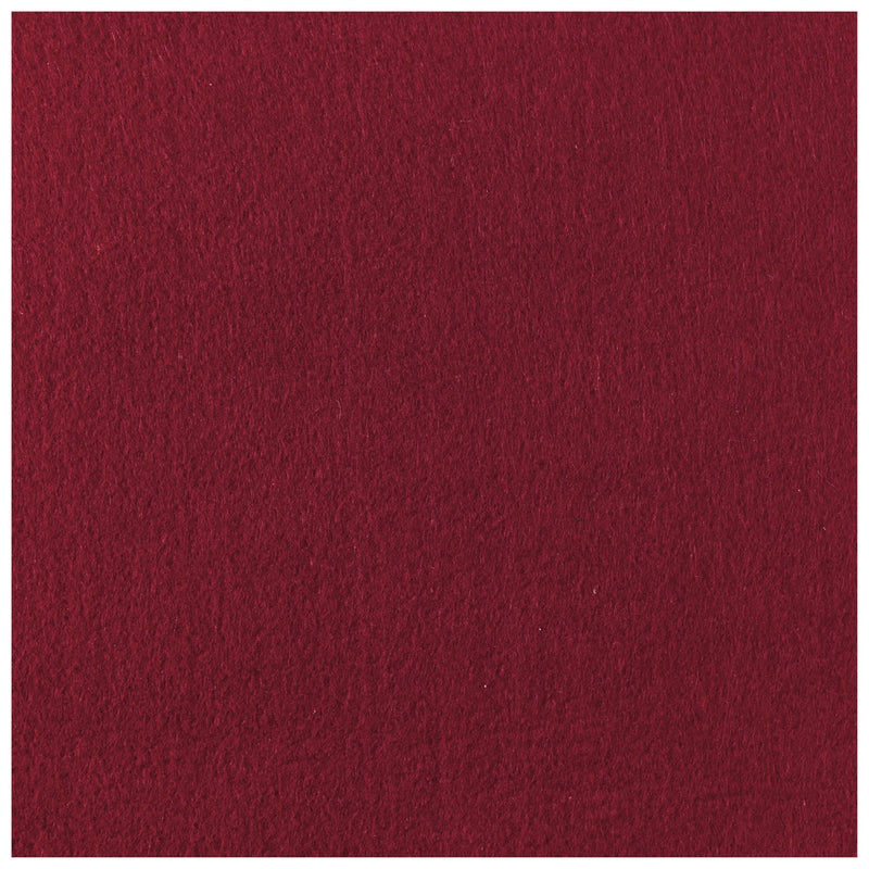 Stevig vilt - 40x40 cm - 3 mm - bordeaux