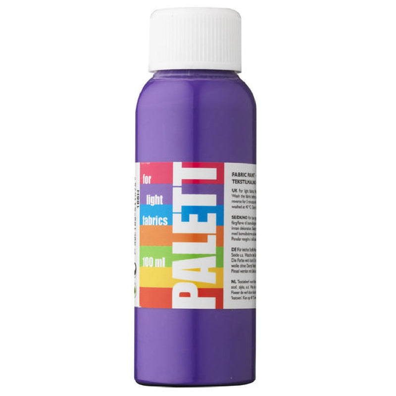Palett textielverf - lichte stoffen - 100 ml - lila