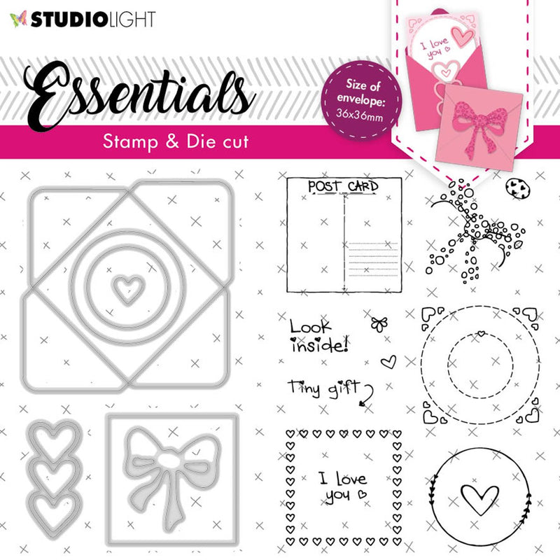 stamp&cutting die vierkante enveloppe - nr.56